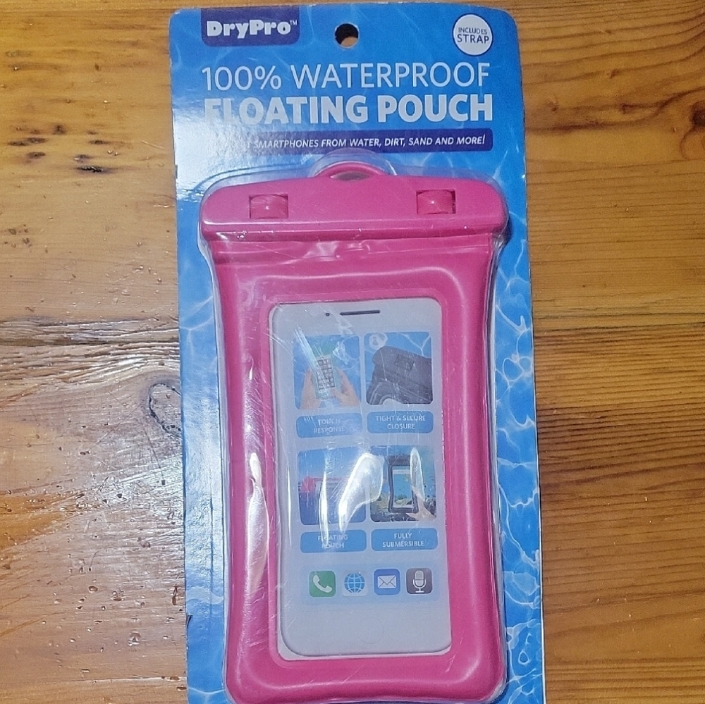 Pink Waterproof Floating Pouch
